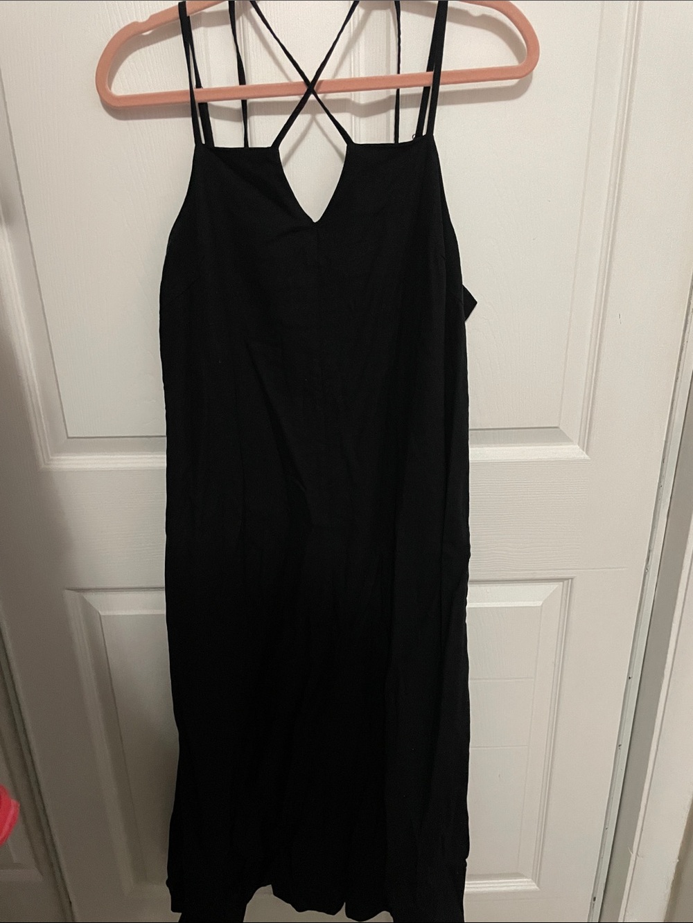 Universal Thread Black Strappy Maxi Dress
